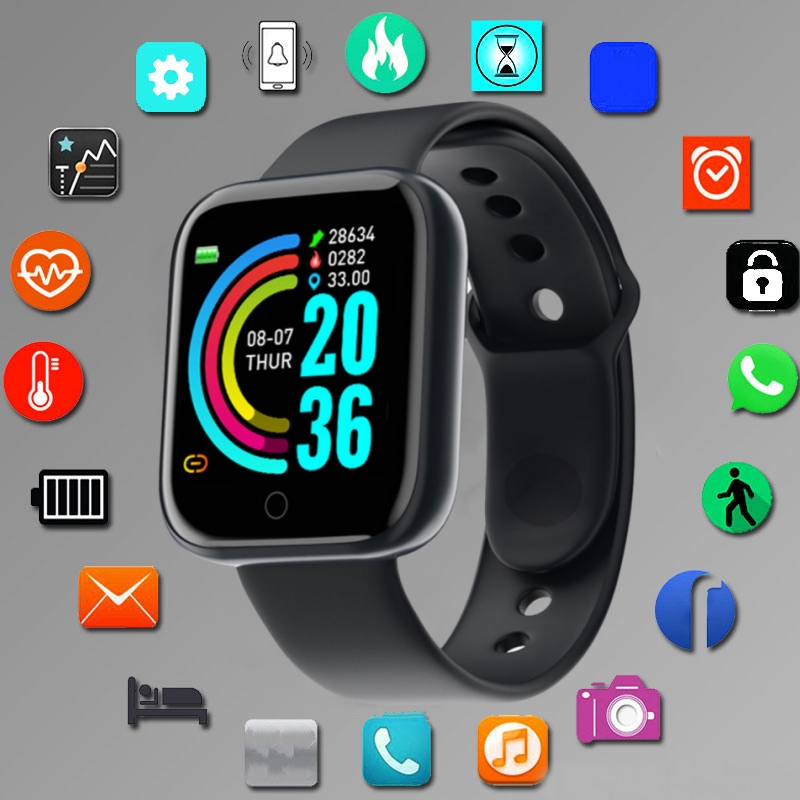 Watch Smart Y68 - Erkekler Smartwatch akıllı saat spor saatler