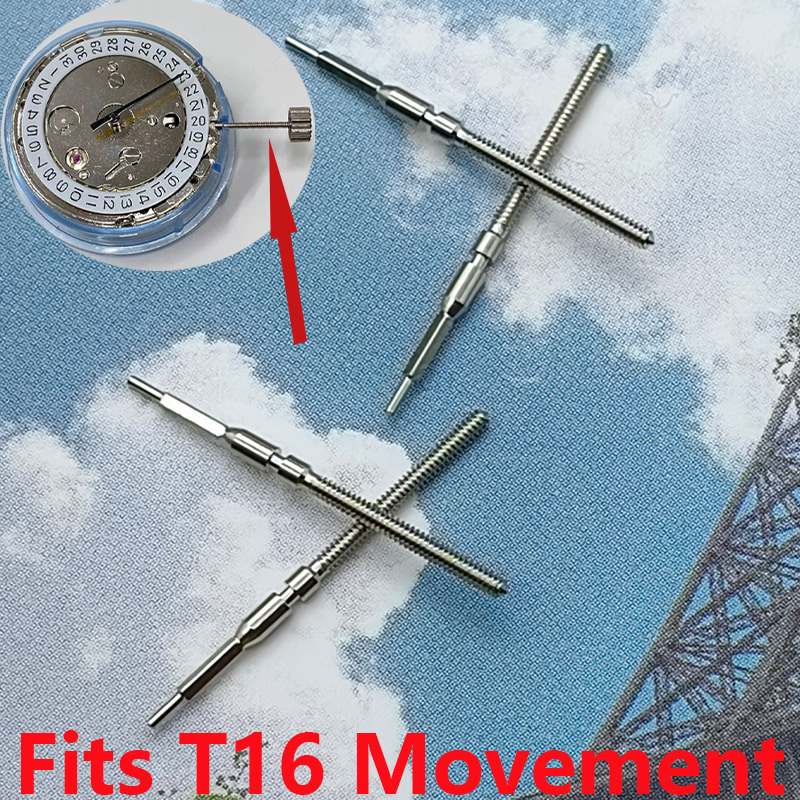 Watch Crown Stem - 2/4 adet T16 mekanizmalı saatler için