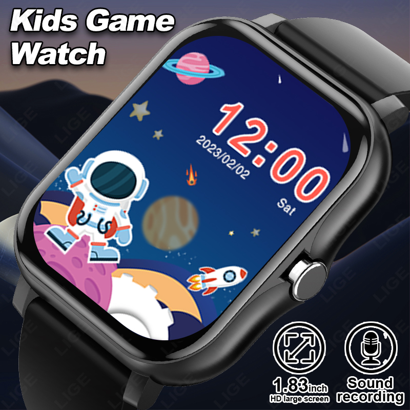 Smartwatch Digital Watches For Kid Girl - LIGE 2025 Sesli Kitap Çocuk Smartwatch