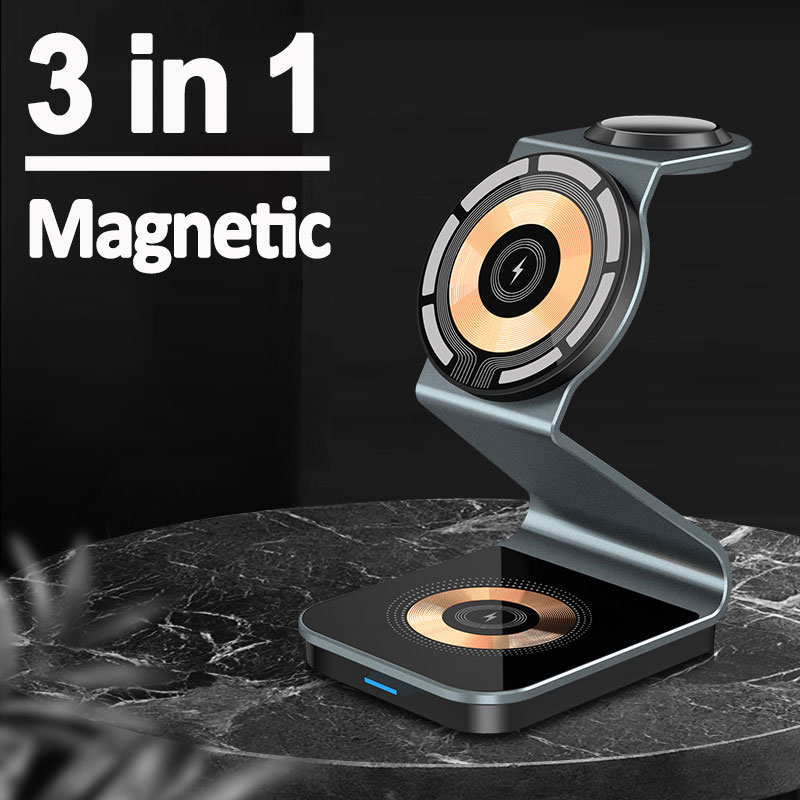Watch 7 Smartwatch Iphone - 3'ü 1 arada Şeffaf Manyetik Kablosuz