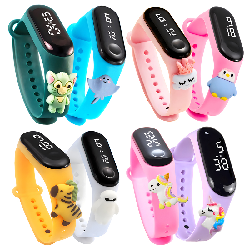 Smartwatch Digital Watches For Kid Girl - Lüks Çocuk Spor Saati Su Geçirmez