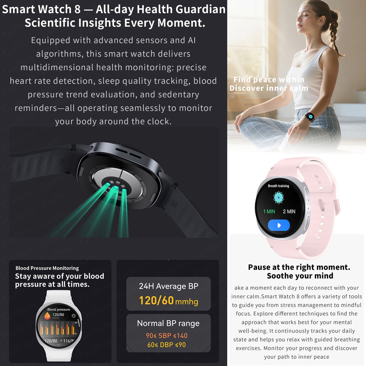 2026 Yeni Saatler 8 Mini GPS İ - Smartwatch Health Watches For Women incelemesi ve fiyatı