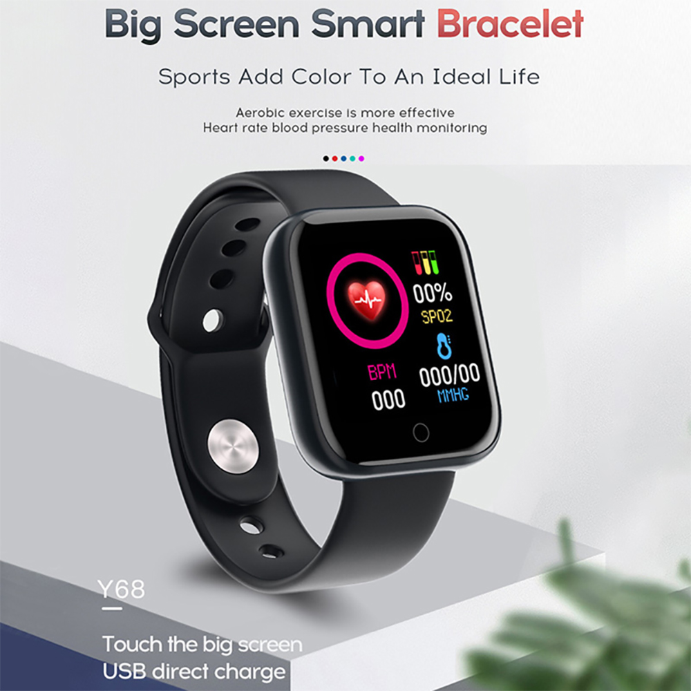 Çok fonksiyonlu akıllı saat er - Watch Smart Y68 incelemesi ve fiyatı