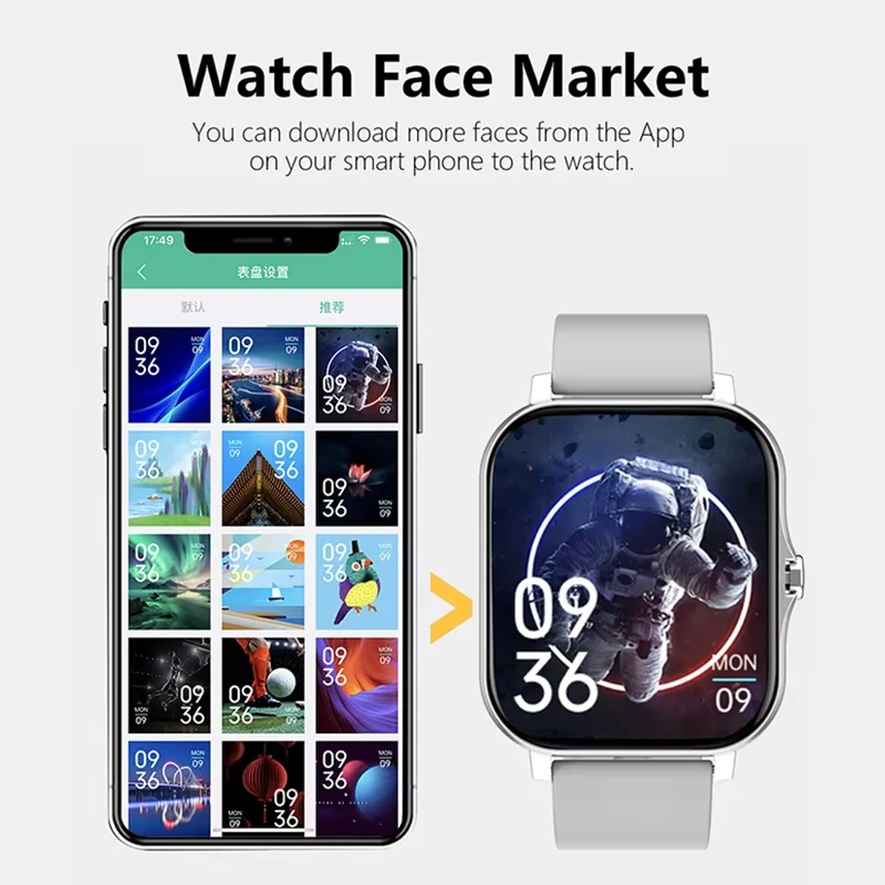 Lenovo 1.83 Su Geçirmez Spor A - Smartwatch Health Watches For Women incelemesi ve fiyatı