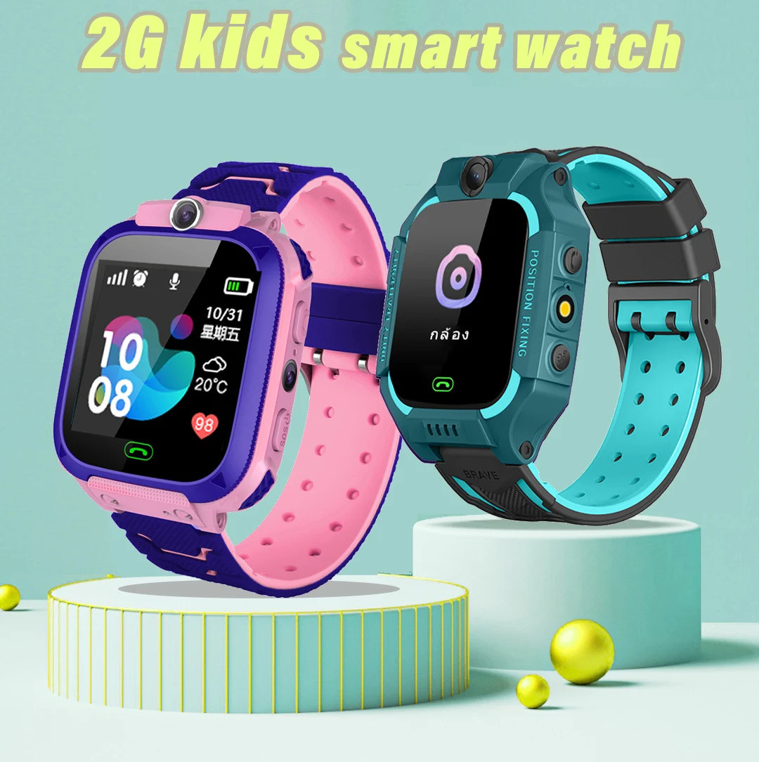 Q12 Çocuklar akıllı saat 2G Ac - Smartwatch Digital Watches For Kid Girl incelemesi ve fiyatı