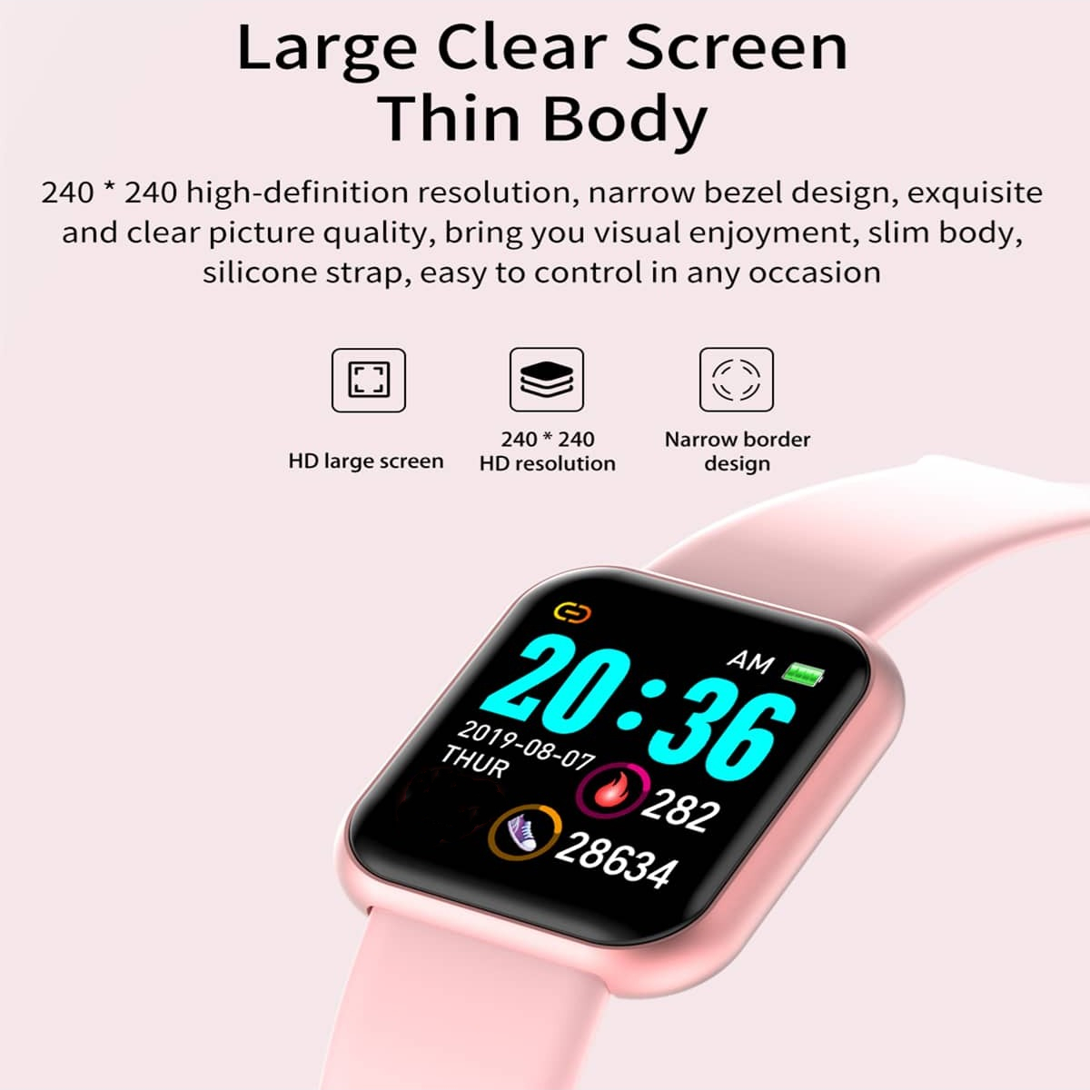 Spor Bluetooth akıllı saatler  - Watch Smart Y68 incelemesi ve fiyatı