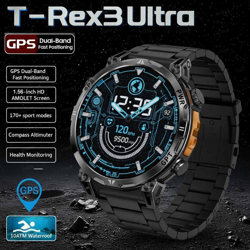 2026 Yeni T-Rex 3 Pro Askeri G - Huawei Smartwatch Watch Fit incelemesi ve fiyatı