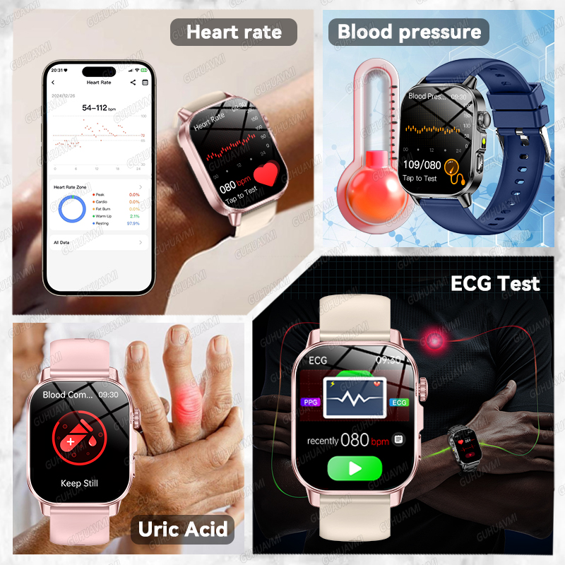 GUHUAVMI 2026 Yeni Hassas Sağl - Smartwatch Health Watches incelemesi ve fiyatı