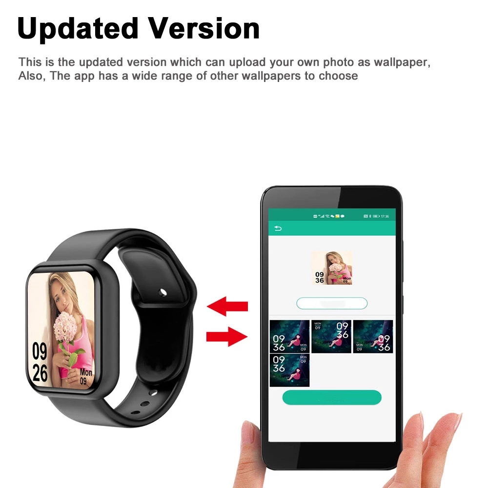 Erkekler izle elektronik spor  - Watch Smart Y68 incelemesi ve fiyatı