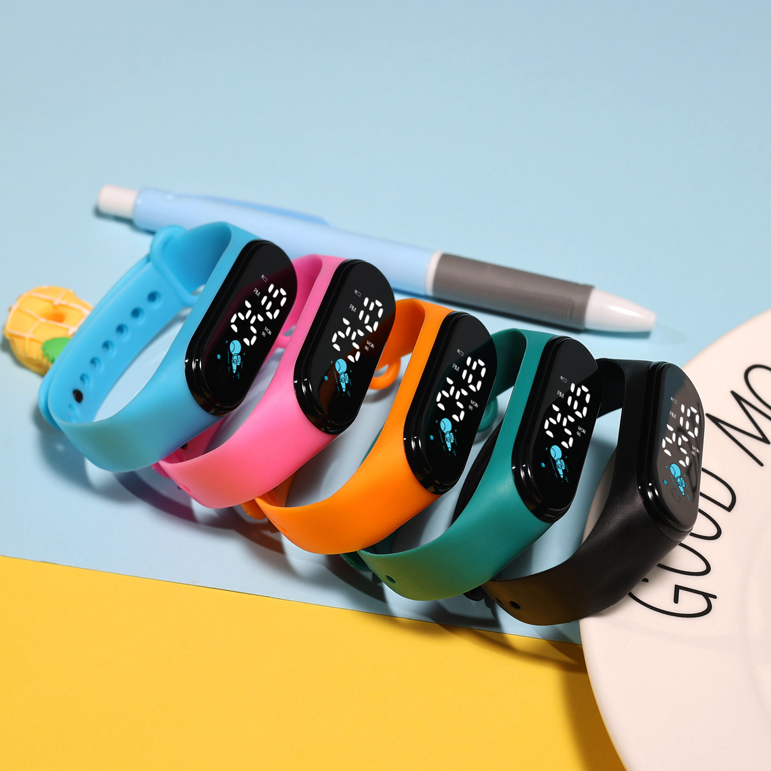 Çocuklar için Kawaii akıllı sa - Smartwatch Digital Watches For Kid Girl incelemesi ve fiyatı